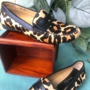 Van Eli shoes size 6.5 animal print loafer New